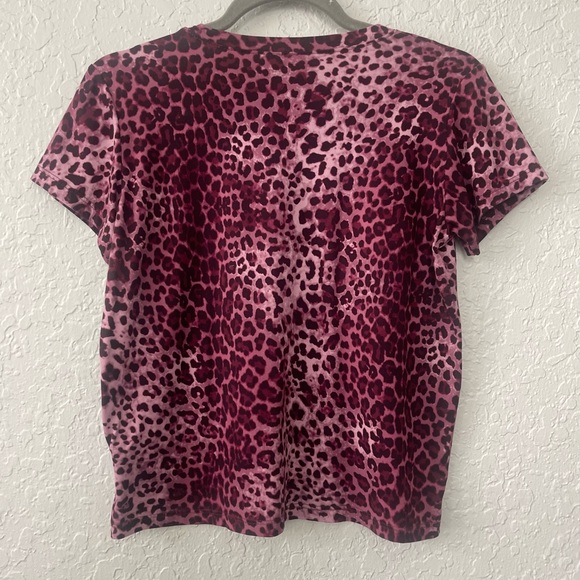 Prince Peter Collection - Cheetah Print Tee Plum - Small - Soft - Picture 3 of 6